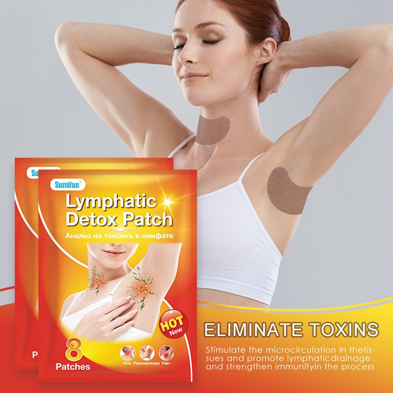 Sumifun Nutrispot Neck Lymphatic Detox Patch Chinese Herbal Lymph Pads Detox Slimming Pads To Improve Sleep