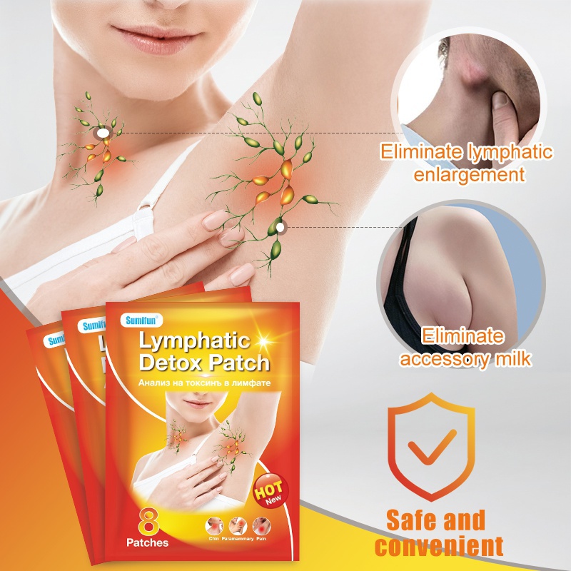 Sumifun Nutrispot Neck Lymphatic Detox Patch Chinese Herbal Lymph Pads Detox Slimming Pads To Improve Sleep