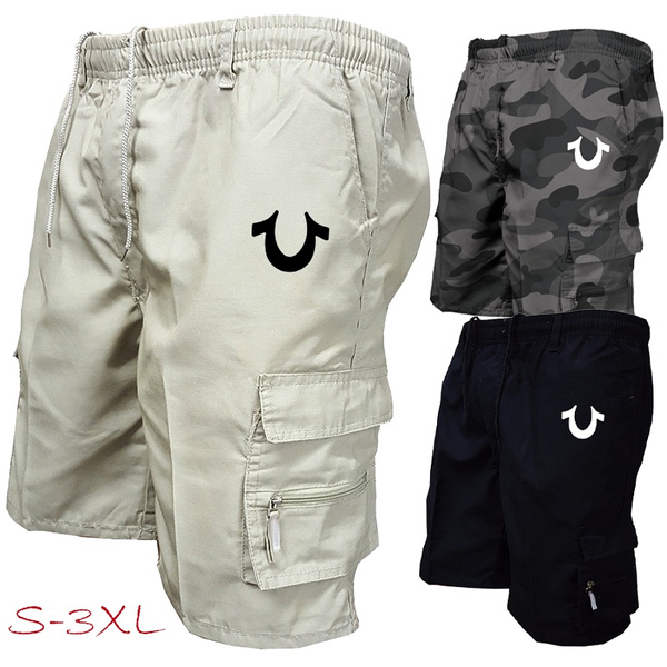 Trending Mens Casual Plus Size Multi-pocket Loose Five Pants Summer Beach Shorts Tooling Shorts Fashion Men Shorts Cargo Pants