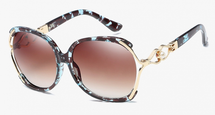 New Design Women Fashion Sunscreen Eyewear Summer Frame Aviator  Eyeglasses UV Protection Sunglasses