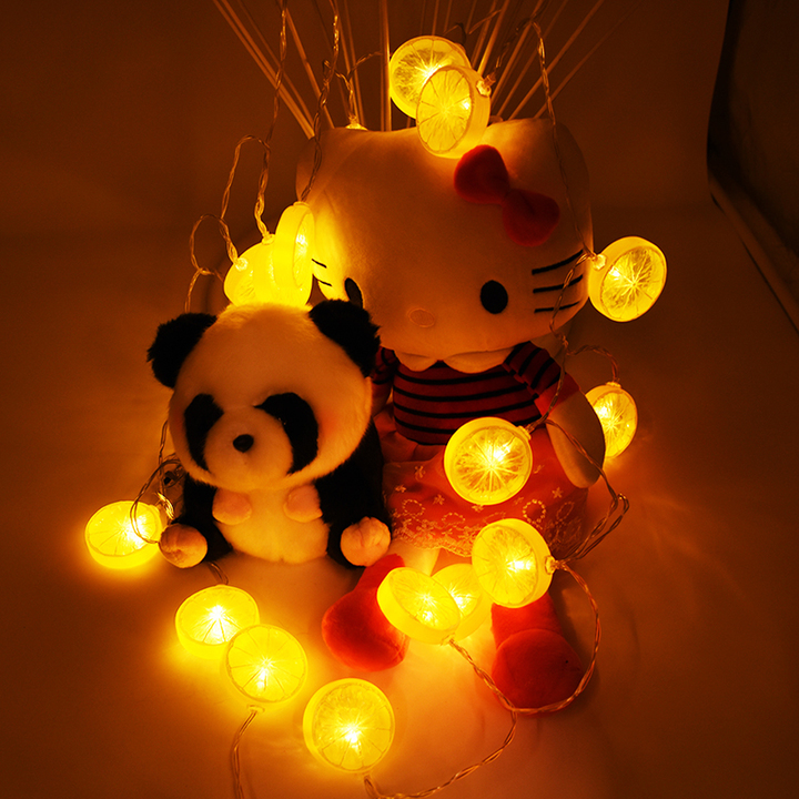 Baby Kids Cute Lemon Lamp Bedroom Light Corridor Decor Small Night Light
