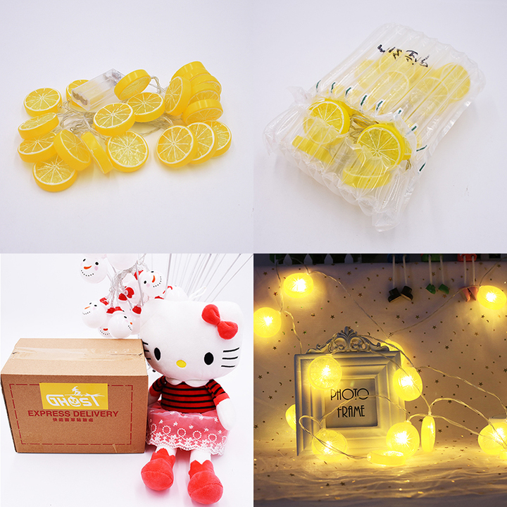 Baby Kids Cute Lemon Lamp Bedroom Light Corridor Decor Small Night Light