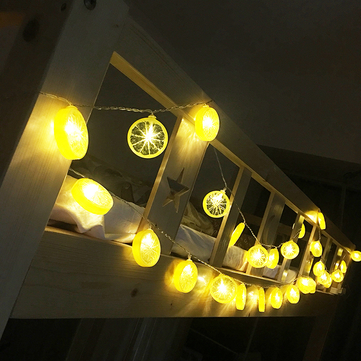 Baby Kids Cute Lemon Lamp Bedroom Light Corridor Decor Small Night Light