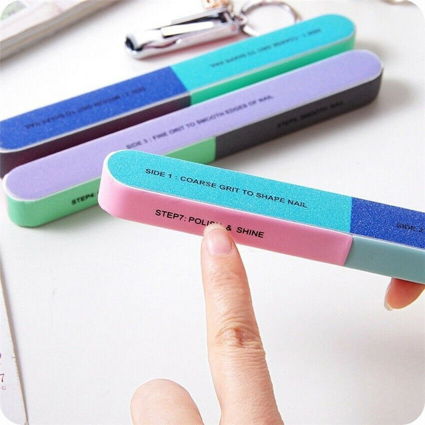 7 in 1 Durable Nail File Buffer Shiner Finger Toe Manicure Pedicure Polishing Sanding view 2
