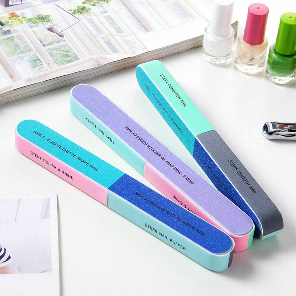 7 in 1 Durable Nail File Buffer Shiner Finger Toe Manicure Pedicure Polishing Sanding view 4