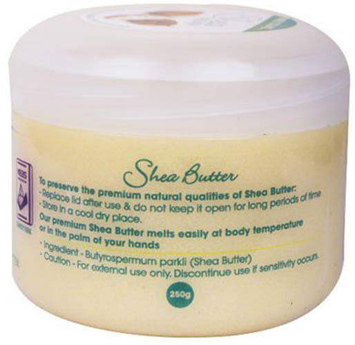 Raw Ugandan Shea Butter 100% Organic Pure - For Face, Body and Hair