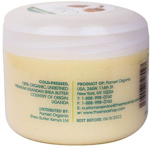 Raw Ugandan Shea Butter 100% Organic Pure - For Face, Body and Hair
