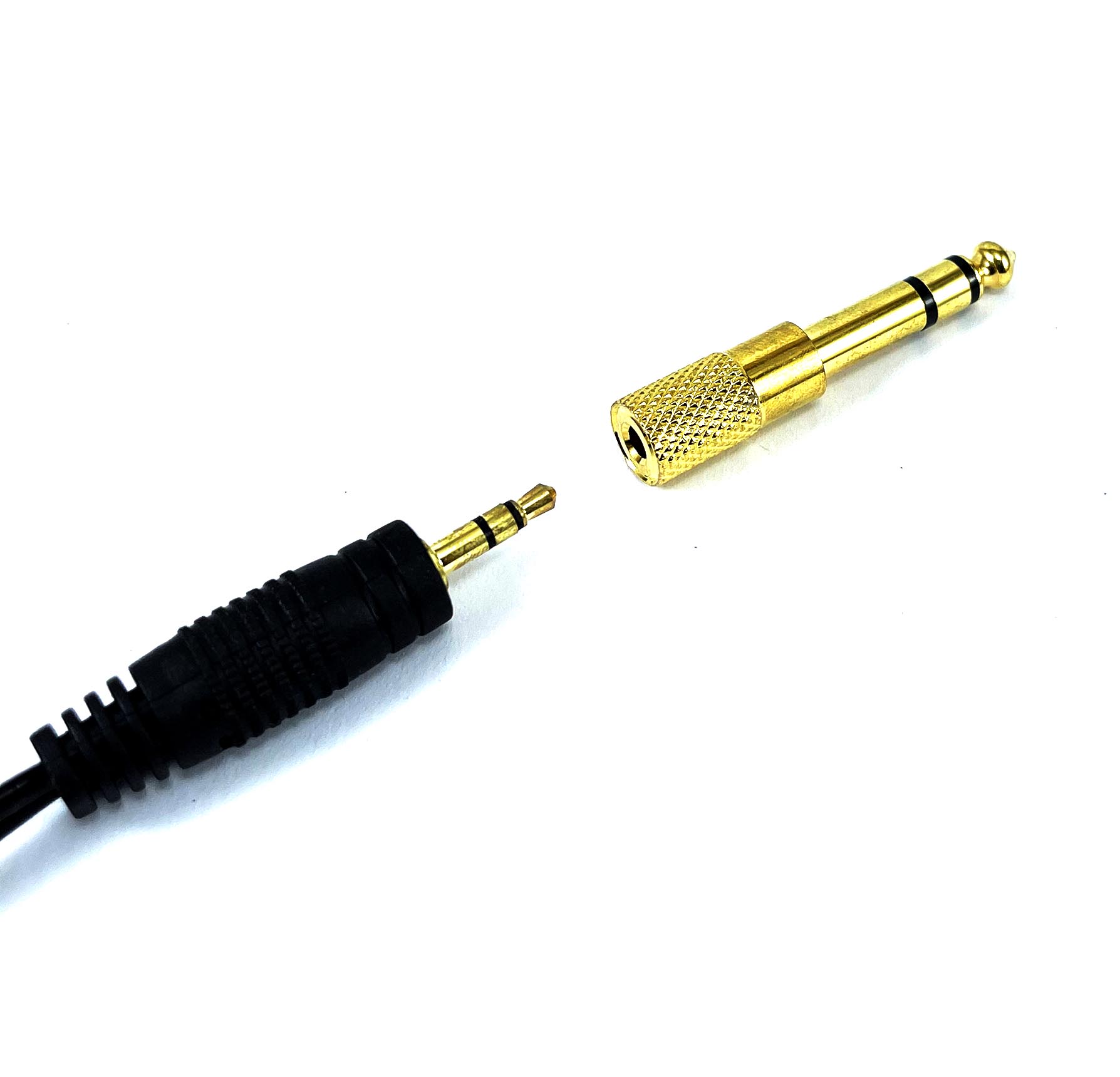 6.5MM Male to 3.5MM Female Jack Plug Audio Headset Microphone Adapter Converter Aux Gold Plated