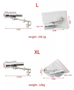 Car Turbo Whistle, Universal Aluminum Car Turbo Sound Whistle Muffler Exhaust Pipe - Blow-off Valve Simulator Tools