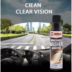 Getsun Windshield Washer Windscreen Glass Cleaner Additive 36 ML Cleans Dirt, Insect Stains, Makes The Glass Clear and Clean. Wiper Blades are Smooth and Extend Life.