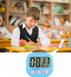 Kitchen Timer Digital Cooking Timers Clock, ON/OFF Simple Operation, Big Digits, Loud Alarm, Magnetic Backing Stand, Countdown Up Minute Second Timers for Kids Games Exercise Office