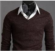 Rabbit plush Wild sweater Bottom sweater shirt men autumn Keep warm