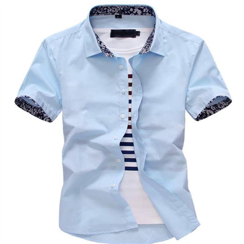 "DUMA" Short sleeve shirt Men summer Leisure Business Professional dress Men's shirts daily