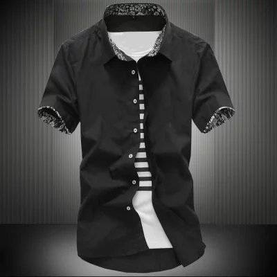 "DUMA" Short sleeve shirt Men summer Leisure Business Professional dress Men's shirts daily