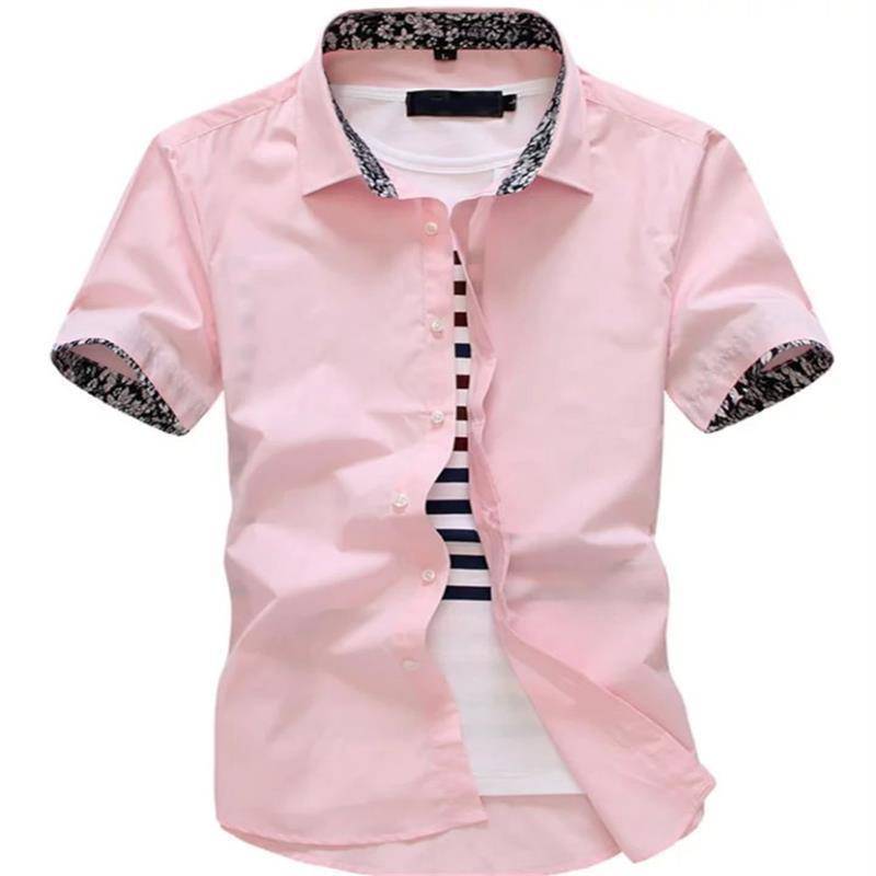 "DUMA" Short sleeve shirt Men summer Leisure Business Professional dress Men's shirts daily