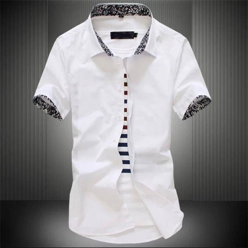"DUMA" Short sleeve shirt Men summer Leisure Business Professional dress Men's shirts daily