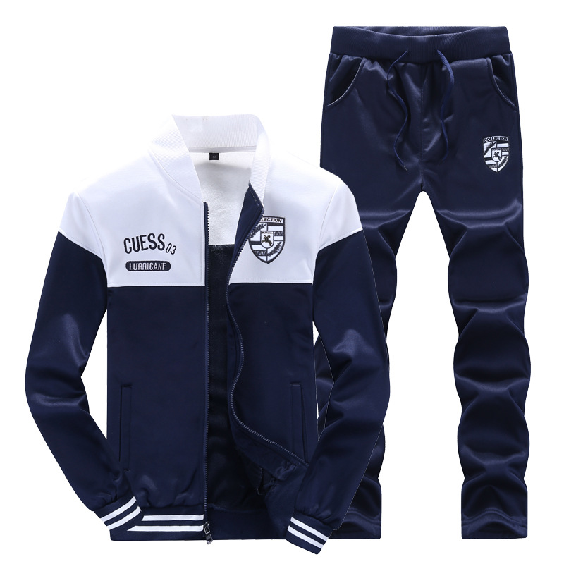 "DUMA"Two-piece suit Sweatshirt Men sportswear Baseball collar Men's Handsome casual outfit daily