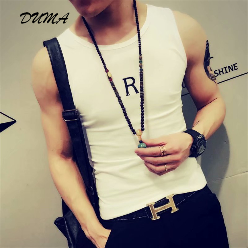 "DUMA" summer Sports vest male Hurdle basketball Tight Leisure Sleeveless Handsome  t-shirt Fitness