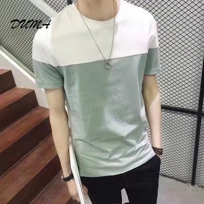 "DUMA" summer T-shirt Men Loose student Short sleeve Tops Casual daily appointment