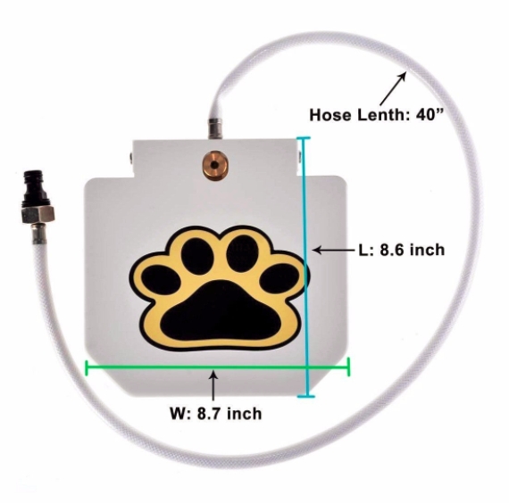 Durability Trouble Free Outdoor Dog Pet Drinking Doggie Water Fountain 41" Hose