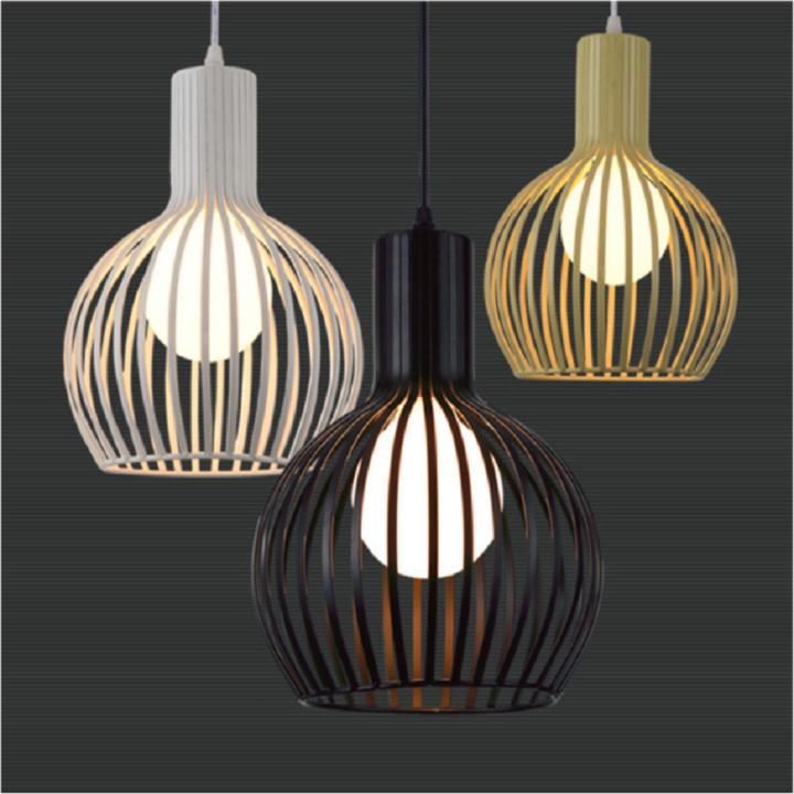 Restaurant tea house chandelier creative personality wrought iron bar clubhouse bird cage chandelier