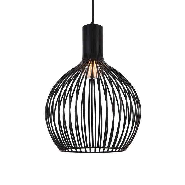 Restaurant tea house chandelier creative personality wrought iron bar clubhouse bird cage chandelier
