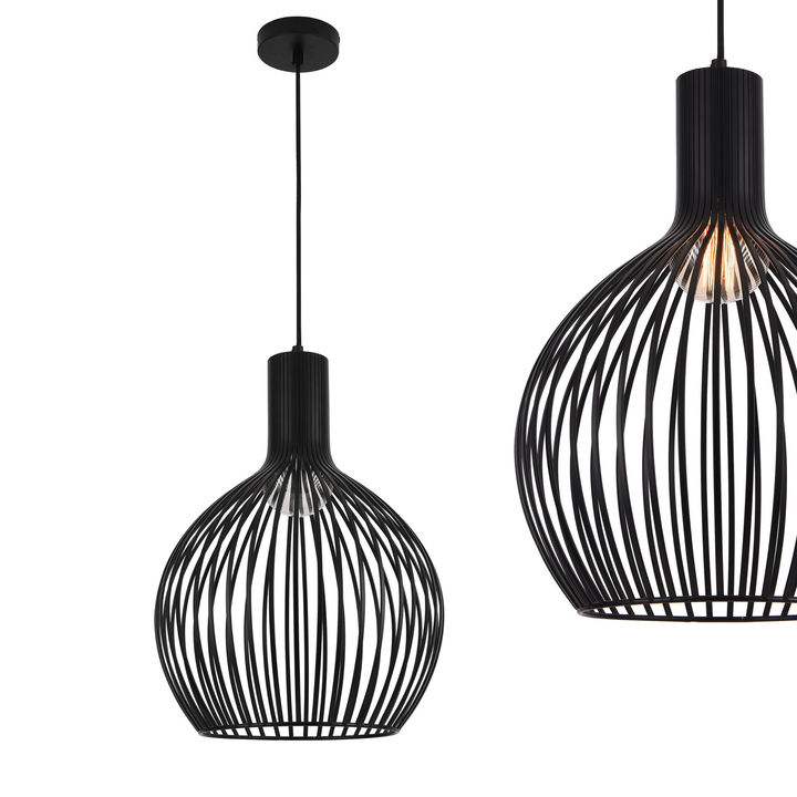 Restaurant tea house chandelier creative personality wrought iron bar clubhouse bird cage chandelier