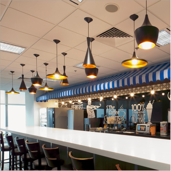 Creative style restaurant bar living room instrument chandelier