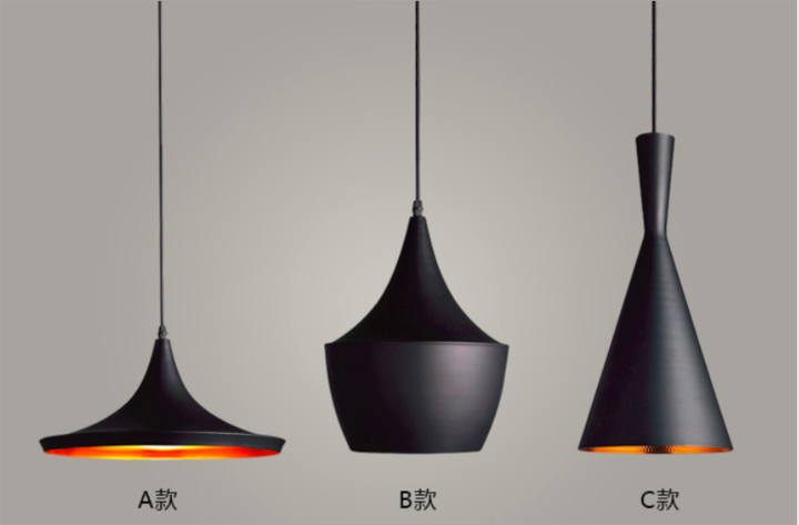 Creative style restaurant bar living room instrument chandelier