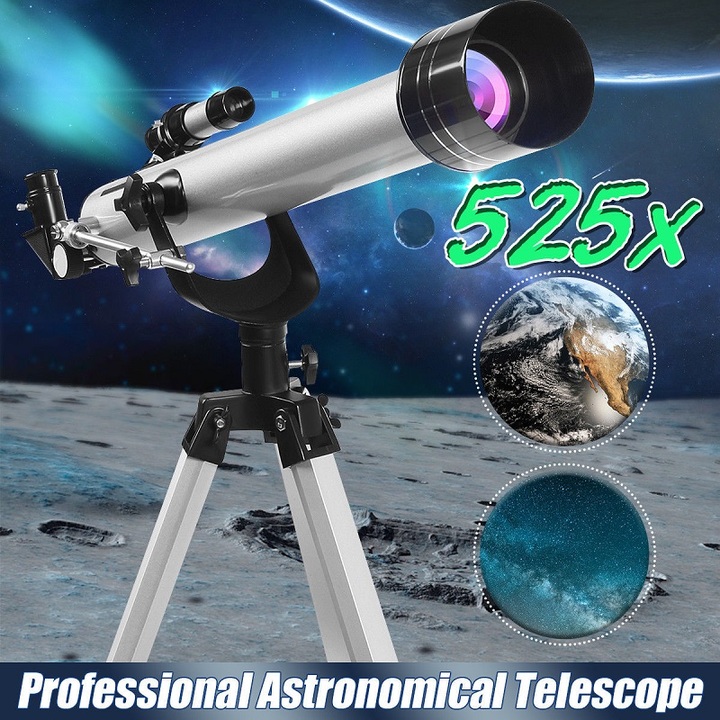 700 / 60mm 525X professional refractive telescope tripod eyepiece