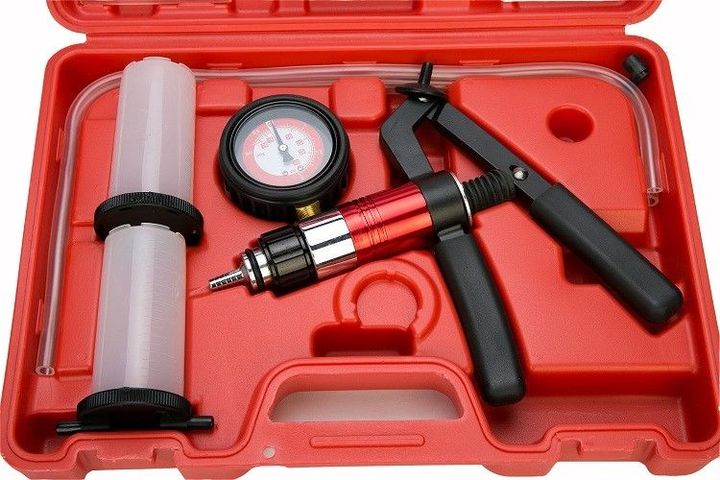 21PC Handheld Vacuum Pressure Pump Tester Kit Brake Kit