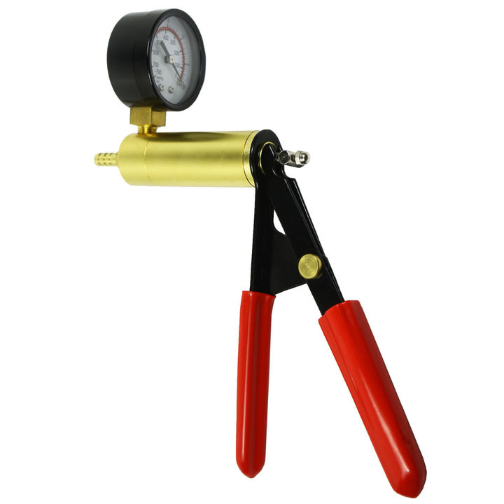 2-in-1 brake bleeder and vacuum pump gauge tuner kit tool DIY hand tool