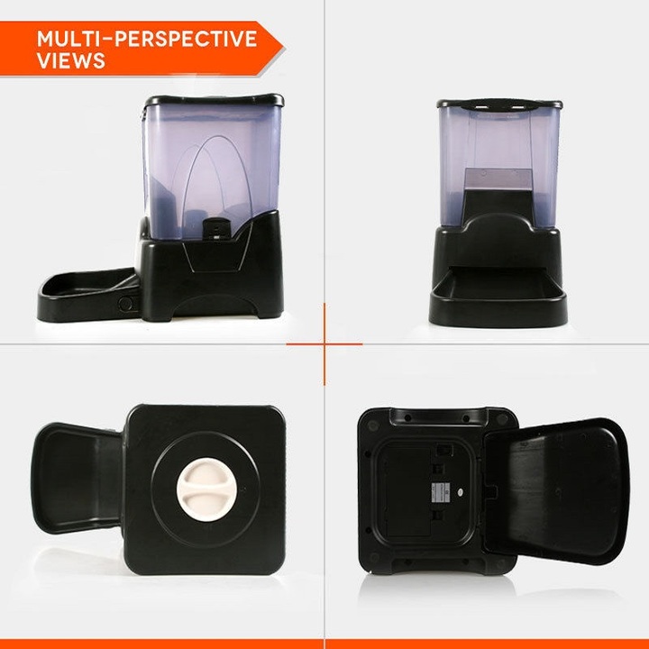 10L LCD display programmable part control automatic pet food feeder