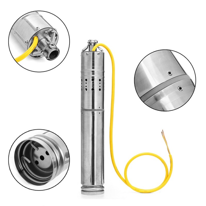 12VDC2m3/ H solar water pump submersible drilling deep well 20m