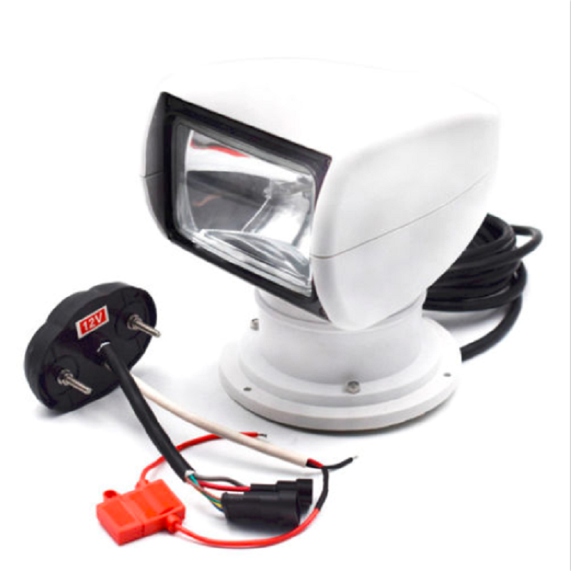 12V100W bulb remote spotlight SUV marine searchlight remote lighting