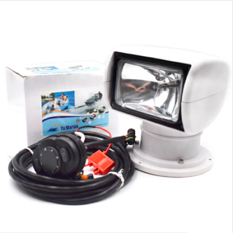 12V100W bulb remote spotlight SUV marine searchlight remote lighting