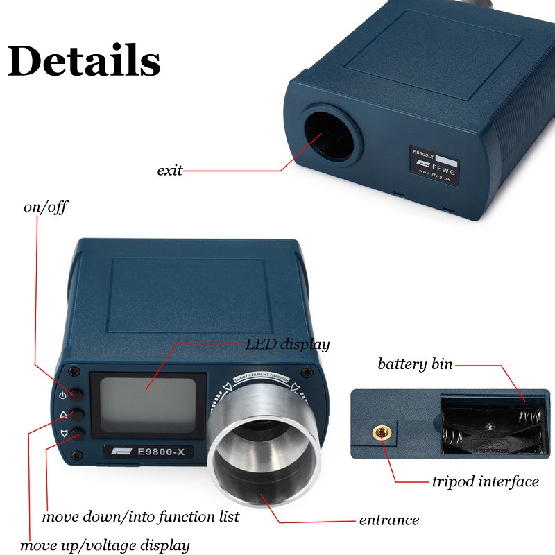 E9800-X tactical shooting speed tester chronograph chronograph hunting