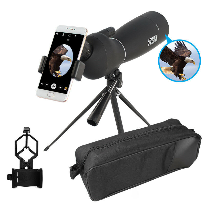 25-75X70 Spotting Scope BAK7 Astronomical Telescope With Tripod &amp; Phone Adapter