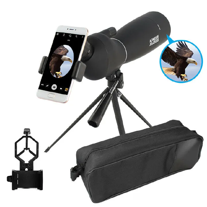25-75X70 Spotting Scope BAK7 Astronomical Telescope With Tripod &amp; Phone Adapter