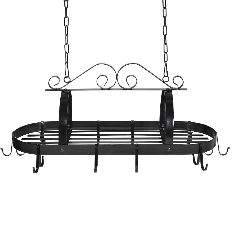 Kitchen wall hanging rack hanging pot rack storage rack dish rack hanging pot rack spice rack