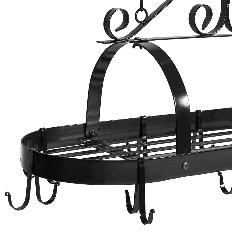 Kitchen wall hanging rack hanging pot rack storage rack dish rack hanging pot rack spice rack