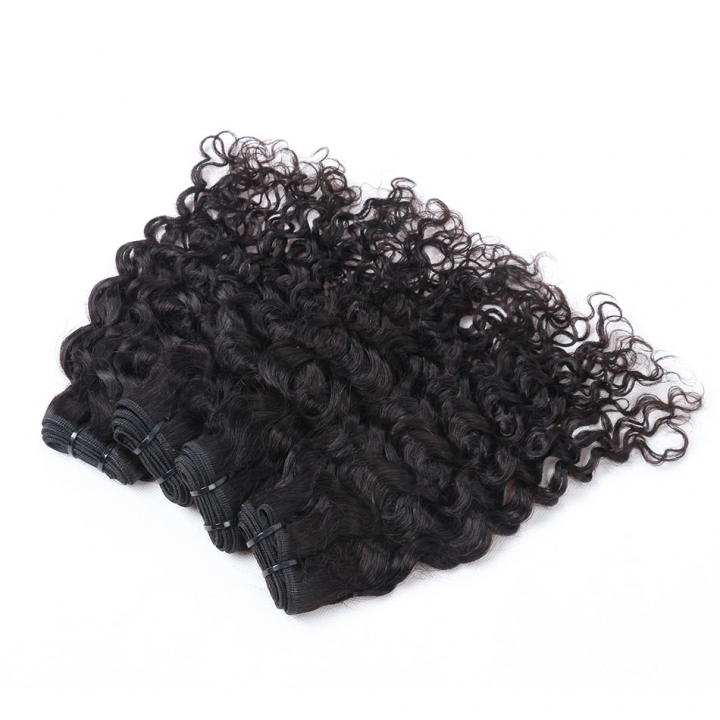 BHF Water Wave Bundles Peruvian Virgin Hair 3 Bundles Deals Natural Color Hair Extension Can Be dyed