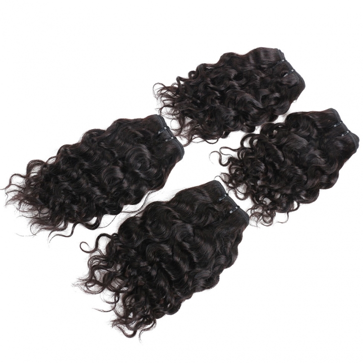 BHF Water Wave Bundles Peruvian Virgin Hair 3 Bundles Deals Natural Color Hair Extension Can Be dyed