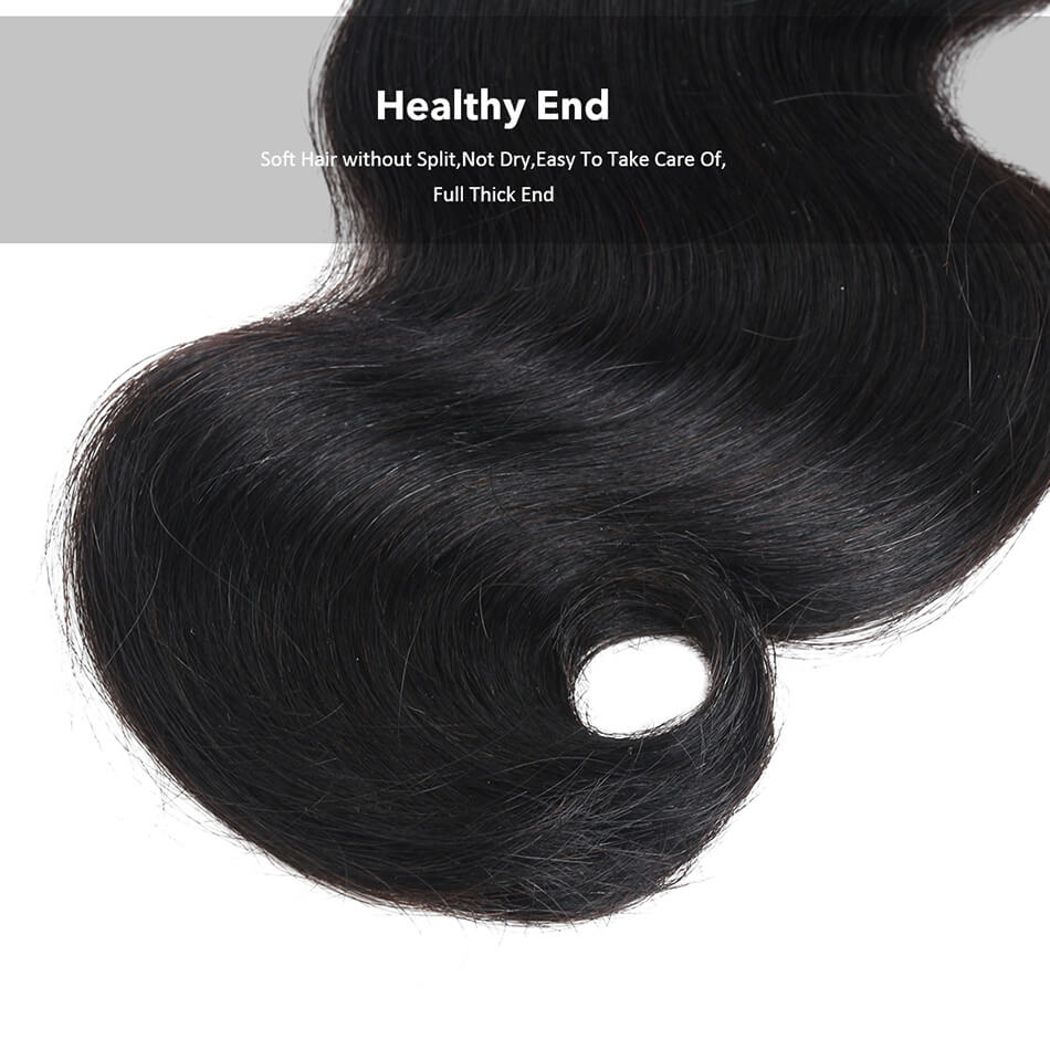 BHF Indian Virgin Hair Body Wave Bundles 4 Bundles 100% Unprocessed Human Hair Weave Bundles 50g/pc