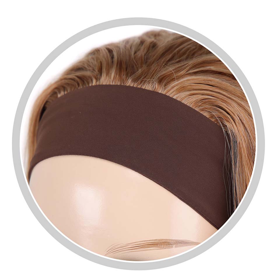 28Inch Water Wave Headband Wigs Synthetic Wig With Headband For Women Glueless Wig By BHF