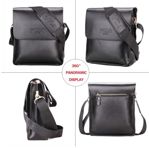 Leather Men Bag Casual Business Leather Mens Messenger Bag Vintage Men's Crossbody Bag