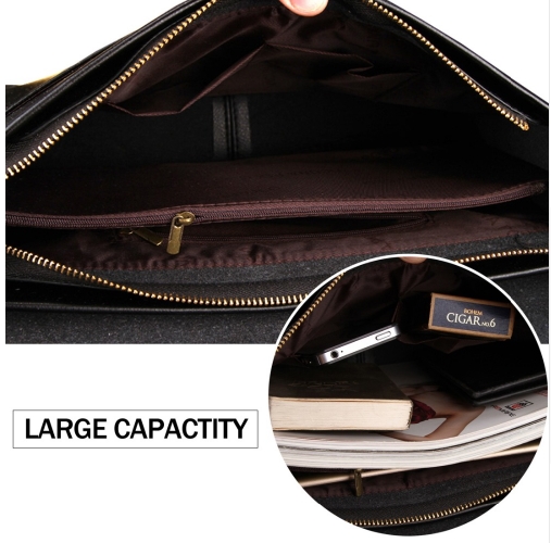 Leather Men Bag Casual Business Leather Mens Messenger Bag Vintage Men's Crossbody Bag