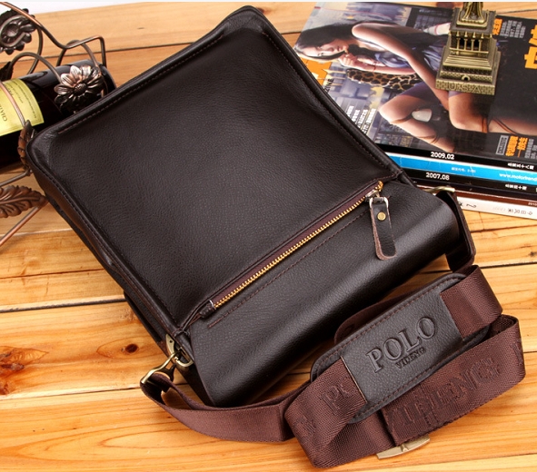 Leather Men Bag Casual Business Leather Mens Messenger Bag Vintage Men's Crossbody Bag