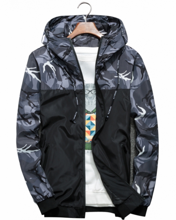 New Thin Casual Jacket Men's Trend Camouflage Jacket Men's Clothing