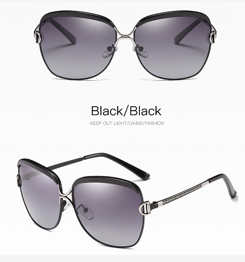 New Sunglasses oversized Women Polarized sun glasses high quality Female Prismatic Eyewear